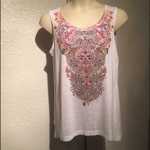 Style & Co Holiday Tank Top